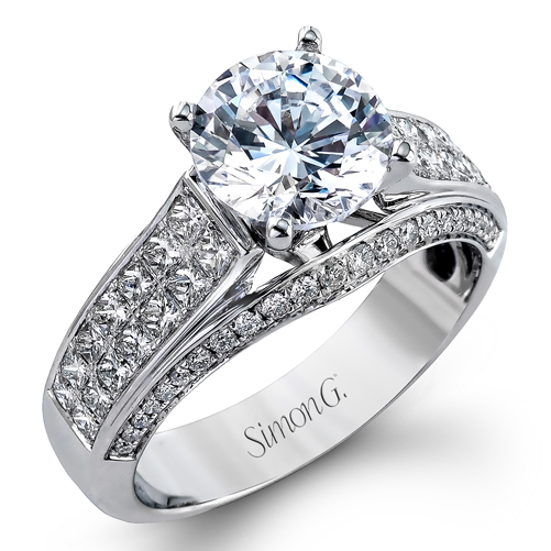 Simon G 18 Karat Diamond Engagement Ring Charisma Jewelers Simon G 18 Karat Diamond Engagement Ring
