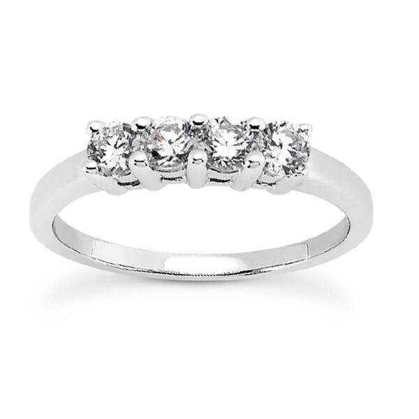 Diamond wedding band