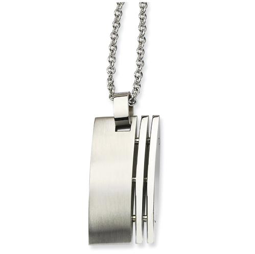 Stainless Steel Brushed Pendant