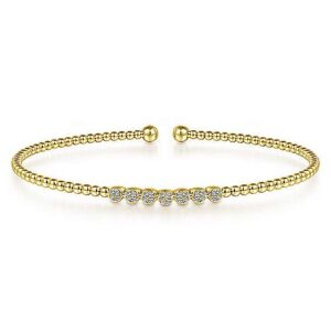 Gabriel & Co. 14Kt Yellow Gold Diamond Bracelet