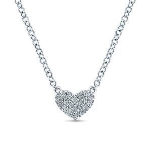 Gabriel & Co. Diamond Heart Necklace