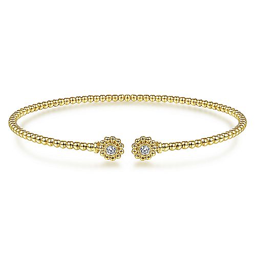 Gabriel & Co. 14Kt Yellow Gold Diamond Bracelet