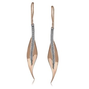 Simon G. 18kt Fallen Leaves Earrings