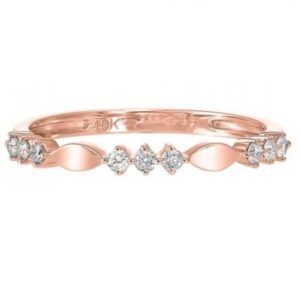 10kt Rose Gold Diamond Fashion Ring