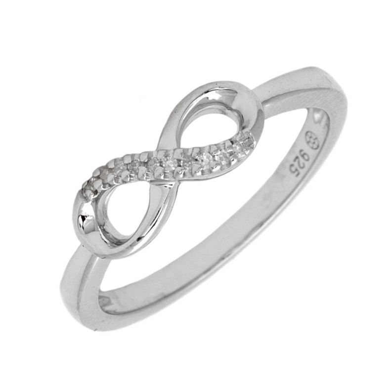 Infinity Ring in Sterling Silver (size 7) – Day's Jewelers
