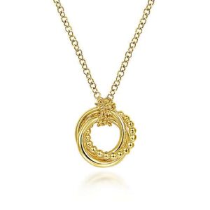 Gabriel & Co. Yellow Gold Pendant