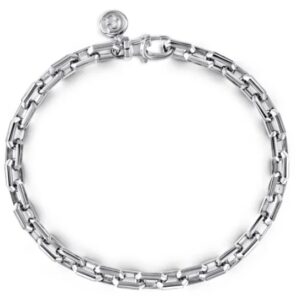 Gabriel & Co. Men’s Silver Chain Bracelet