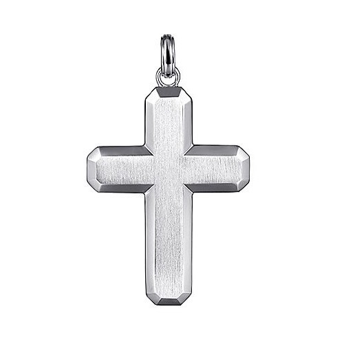 Gabriel & Co. Men’s Silver Cross Pendant