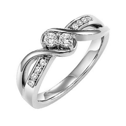 14 Karat Twogether Diamond Ring