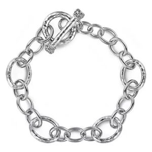 Sterling silver chain bracelet by Gabriel & Co. 7.5 inches