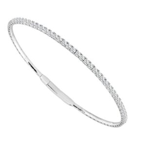 14kt Diamond Bangle Bracelet