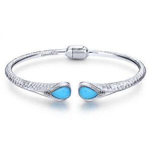 Gabriel & Co. Silver Bangle Bracelet