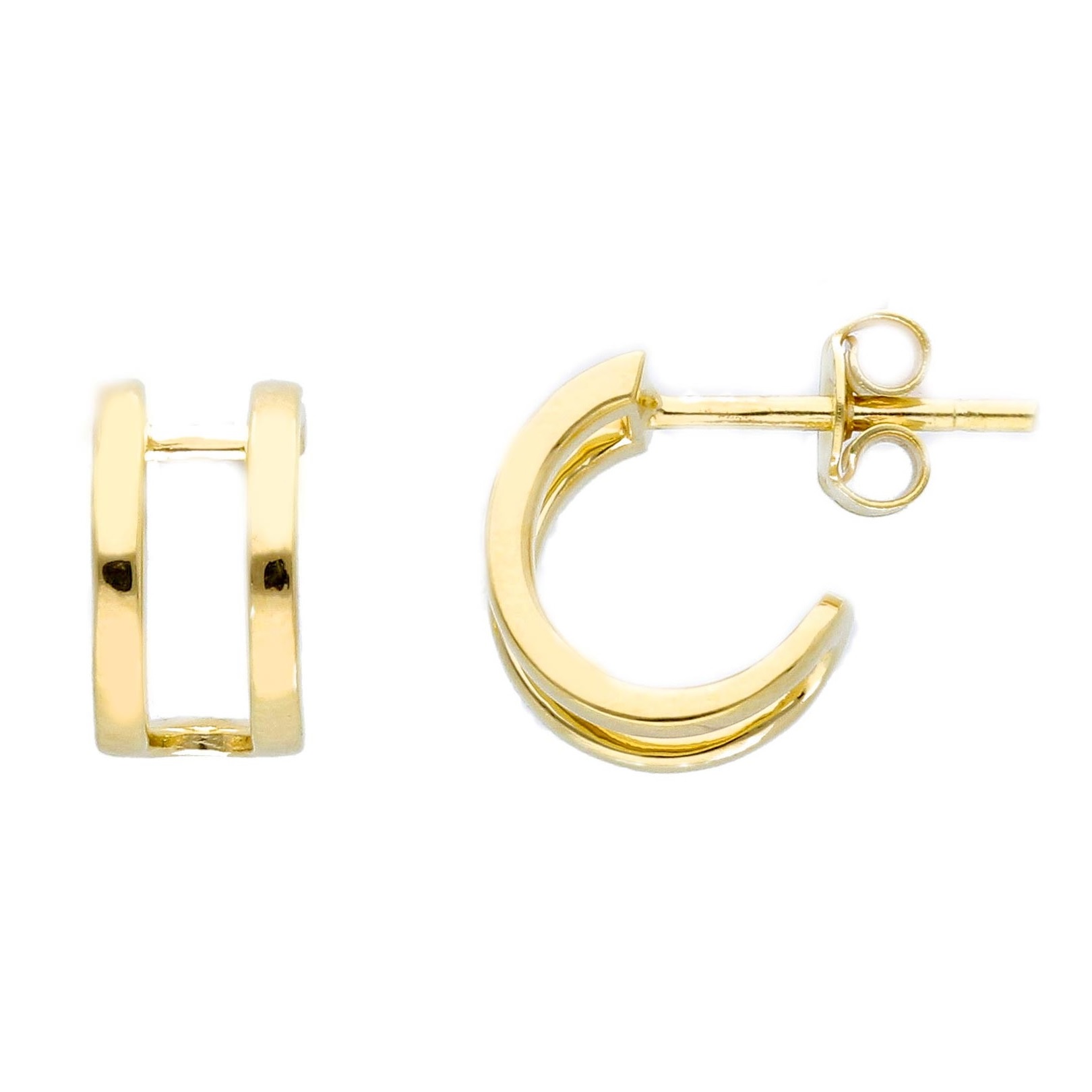 18 Karat Yellow Gold Earrings - Charisma Jewelers