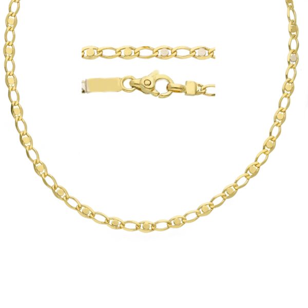 18 karat yellow gold necklace. 60 cm. MADE IN ITALY.