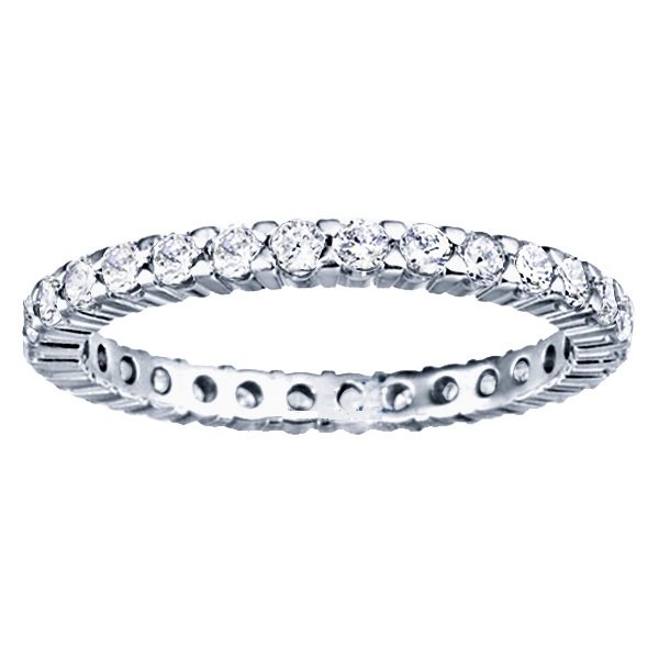 14 Karat White Gold Diamond Band - Charisma Jewelers