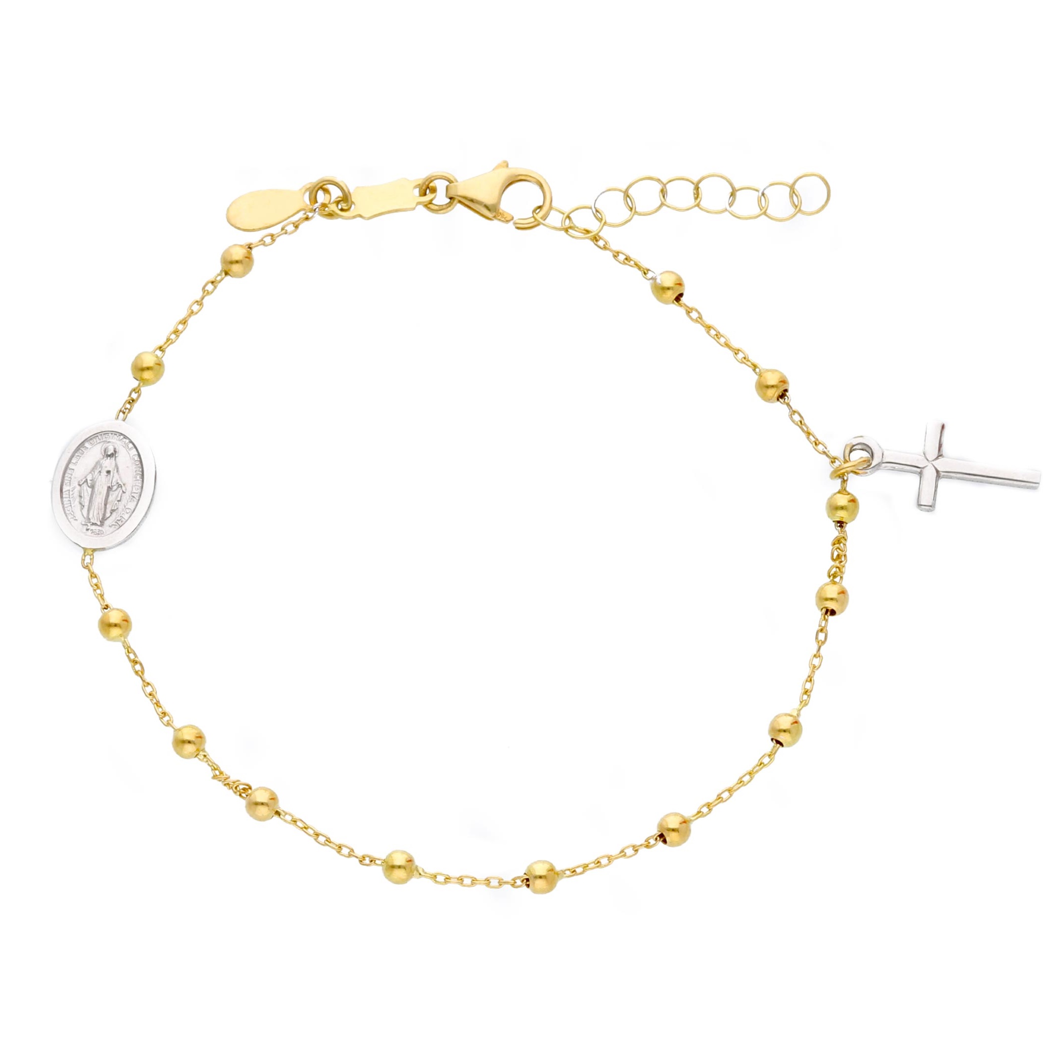 Gold Rosary Bracelets for Women  Up to 63 off  Lyst