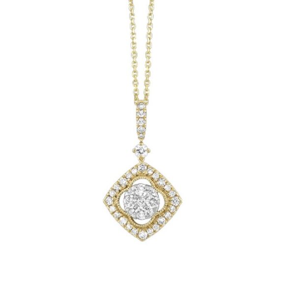 14 Karat Diamond Pendant