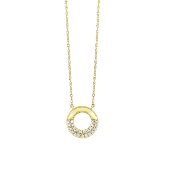 10kt Yellow Gold Diamond Necklace