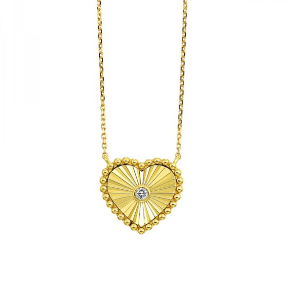 10kt Yellow Gold Diamond Necklace