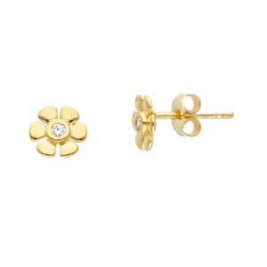 18 Karat Yellow Gold Earrings. Made in Italy