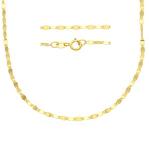 18 karat yellow gold necklace. 50 cm. MADE IN ITALY.