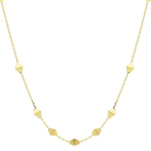 18 karat yellow gold necklace. 45 cm. MADE IN ITALY.