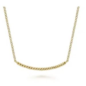 Gabriel & Co. Yellow Gold Necklace