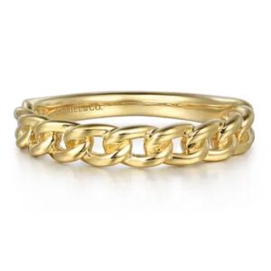 Gabriel & Co. Gold Stackable Ring