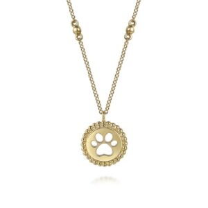 Gabriel & Co. Yellow Gold Necklace