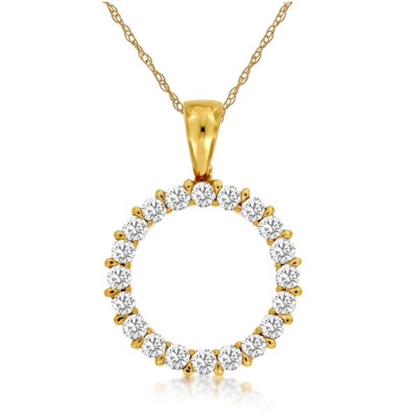 14 Karat Diamond Pendant