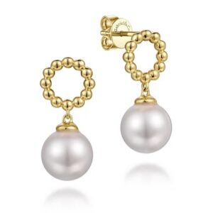 Gabriel & Co. Pearl Earrings