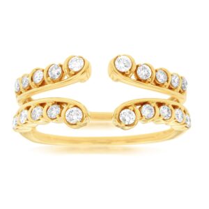 14 Karat Yellow Gold Diamond Enhancer