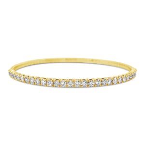 14kt Diamond Bangle Bracelet