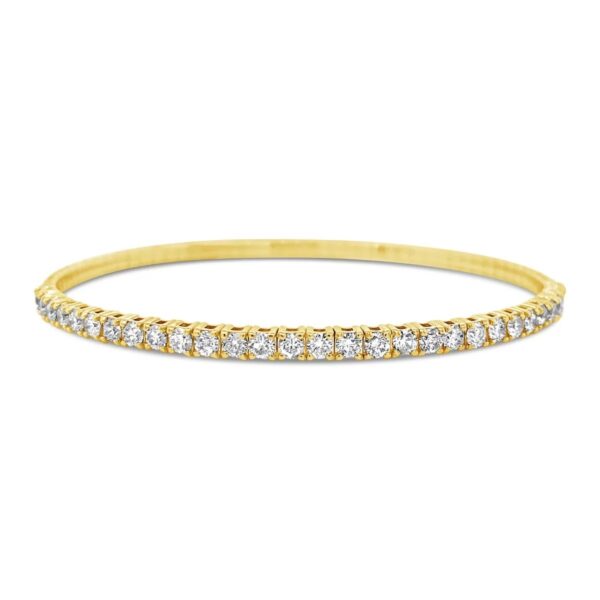 14kt Diamond Bangle Bracelet