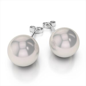 14 Karat Pearl Stud Earrings