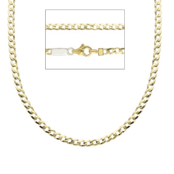 9 karat yellow gold chain. MADE IN ITALY.