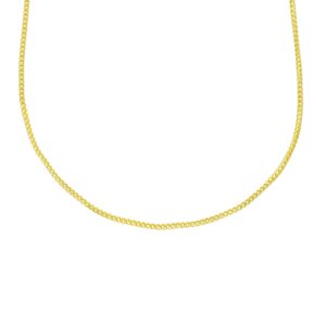 14 karat yellow gold Franco chain. 50 cm. MADE IN ITALY.