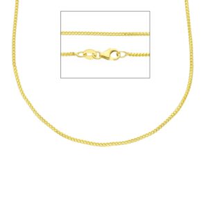 14 karat yellow gold Franco chain. 50 cm. MADE IN ITALY.