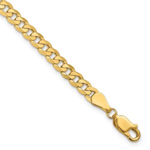 14 karat yellow gold bracelet. 8 inches