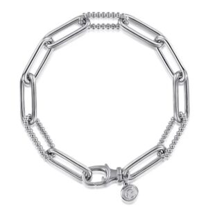 Sterling silver bracelet by Gabriel & Co.