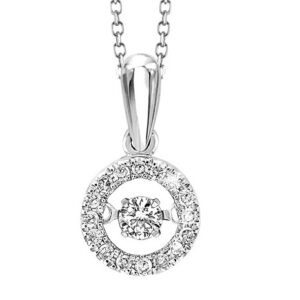 10kt Rhythm of Love Diamond Pendant