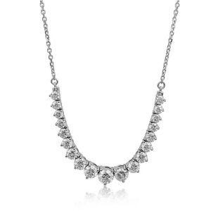 14kt White Gold Diamond Pendant