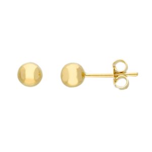 9 karat yellow gold earrings. MADE IN ITALY.