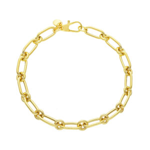 9 karat yellow gold bracelet. 7.87 inches (20 cm). MADE IN ITALY.