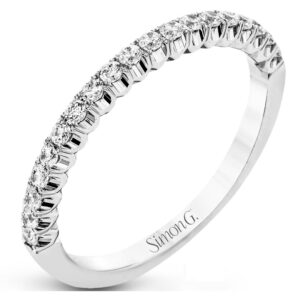 Simon G. 18 Karat White Gold Diamond Band