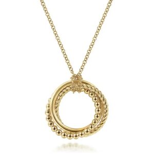 14 karat yellow gold necklace by Gabriel & Co.
