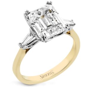 Simon G. 18 Karat Yellow and White Gold Diamond Mounting