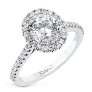 Simon G. 18 Karat Gold Diamond Mounting