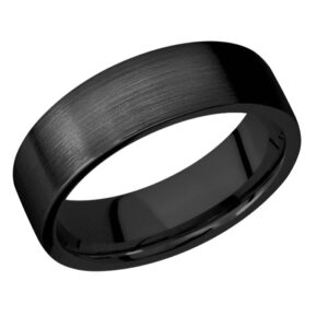 Lashbrook Zirconium Wedding Band