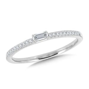14 Karat White Gold Diamond Fashion Ring